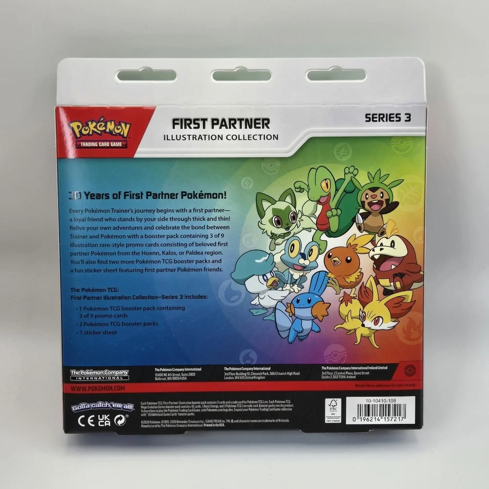 Pokemon TCG First Partner Illustration Collection Series 3 - Sealed NEW